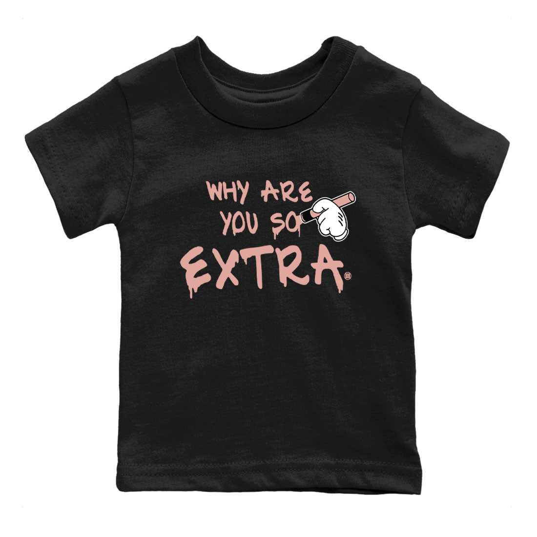 Dunks Low Rose Whisper shirt to match jordans Why Are You So Extra sneaker tees Dunk Rose Whisper SNRT Sneaker Release Tees Baby Toddler Black 2 T-Shirt