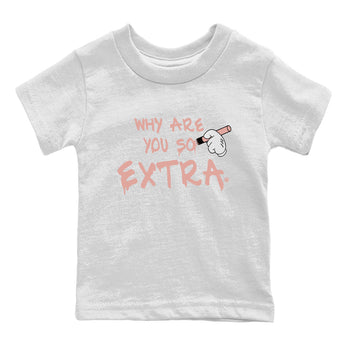 Dunks Low Rose Whisper shirt to match jordans Why Are You So Extra sneaker tees Dunk Rose Whisper SNRT Sneaker Release Tees Baby Toddler White 2 T-Shirt
