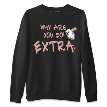 Dunks Low Rose Whisper shirt to match jordans Why Are You So Extra sneaker tees Dunk Rose Whisper SNRT Sneaker Release Tees Unisex Black 2 T-Shirt