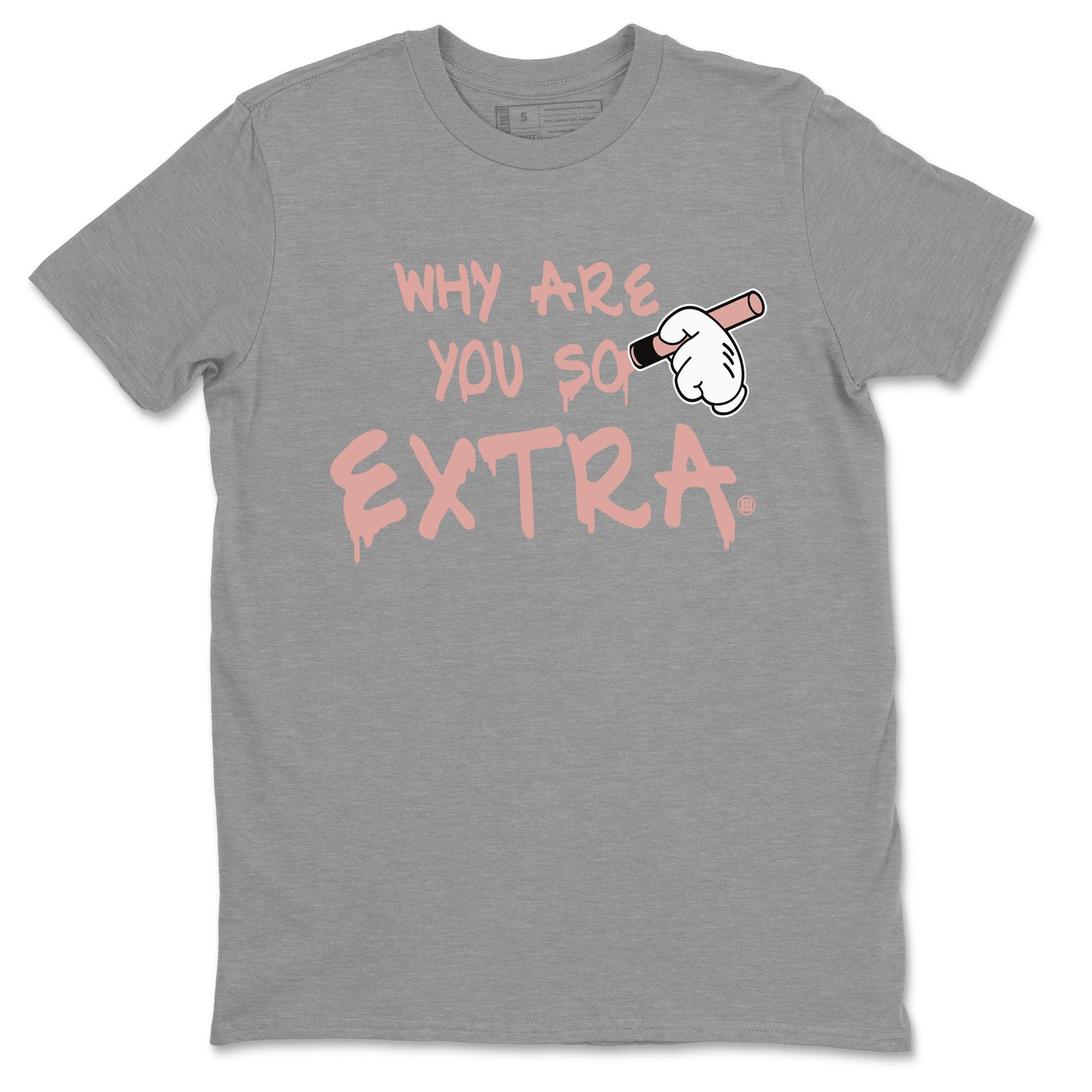 Dunks Low Rose Whisper shirt to match jordans Why Are You So Extra sneaker tees Dunk Rose Whisper SNRT Sneaker Release Tees Unisex Heather Grey 2 T-Shirt