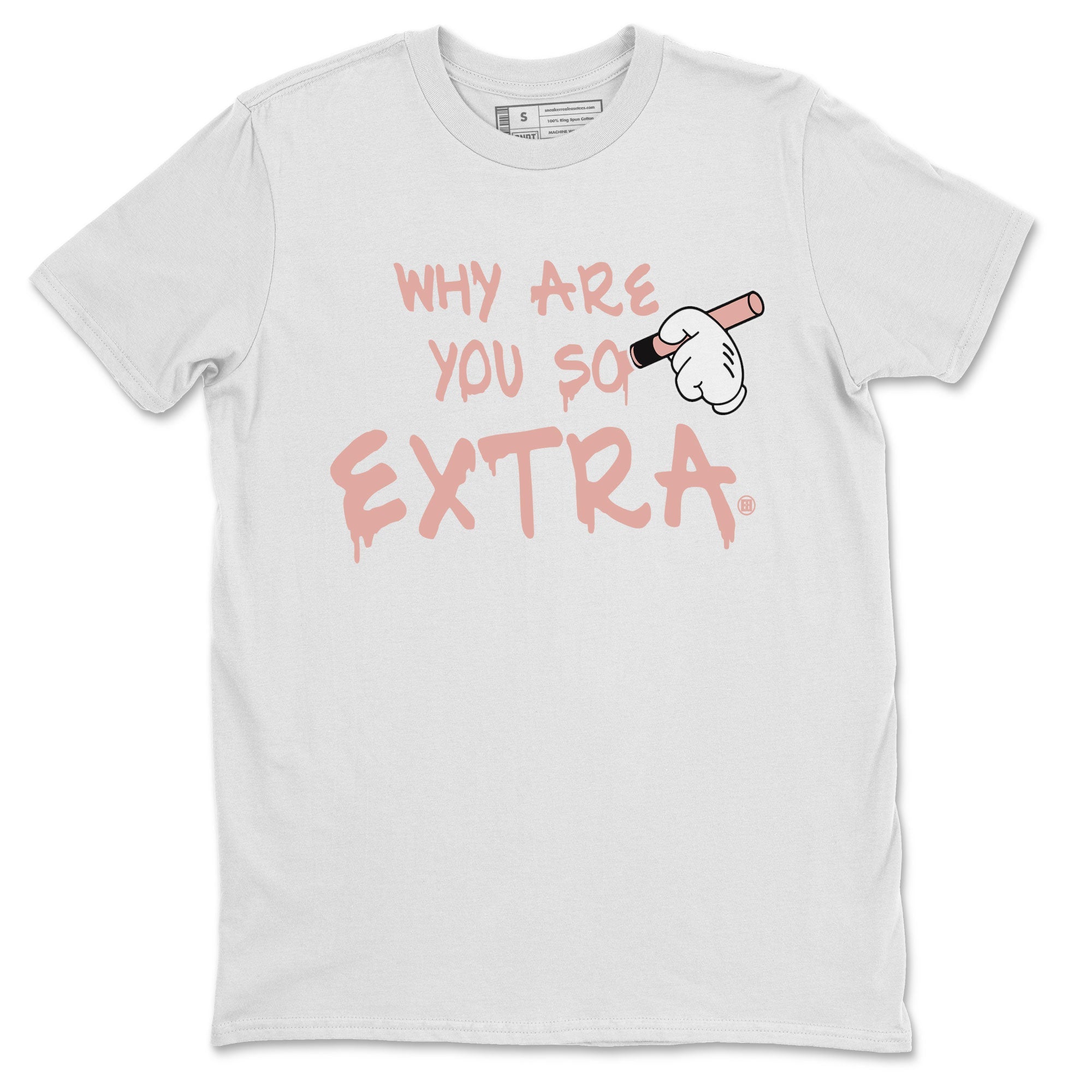 Dunks Low Rose Whisper shirt to match jordans Why Are You So Extra sneaker tees Dunk Rose Whisper SNRT Sneaker Release Tees Unisex White 2 T-Shirt