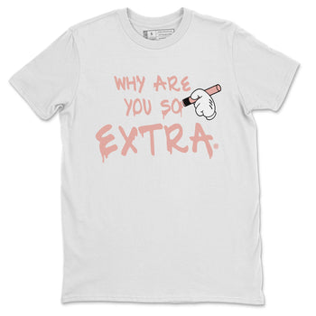Dunks Low Rose Whisper shirt to match jordans Why Are You So Extra sneaker tees Dunk Rose Whisper SNRT Sneaker Release Tees Unisex White 2 T-Shirt