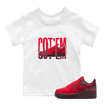 Air Force 1 Layers of Love shirt to match jordans Wiggling Gotem sneaker tees af1 Layers of Love SNRT sneaker release tees baby toddler White 1 cotton Shirt