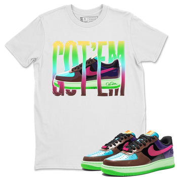 Air Force 1 Undefeated Fauna Brown Sneaker Match Tees Wiggling Gotem Sneaker Tees Air Force 1 Undefeated Fauna Brown Sneaker Release Tees Unisex Shirts