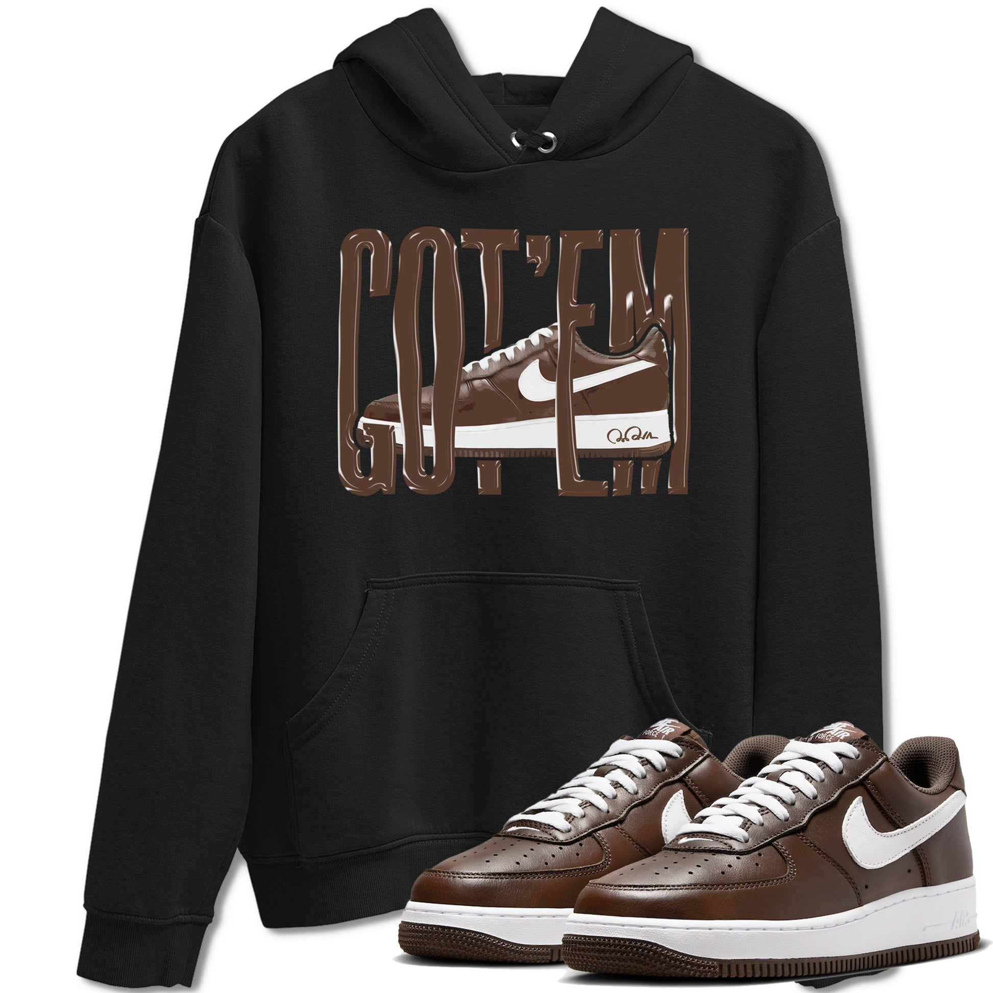 Air Force Low Chocolate shirt to match jordans Wiggling Gotem sneaker tees chocolate Nike Air Force Low Chocolate SNRT Sneaker Release Tees Unisex Black 1 T-Shirt