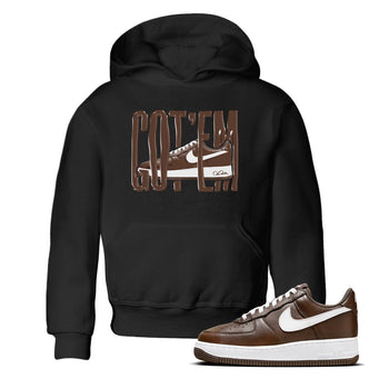 Air Force Low Chocolate shirt to match jordans Wiggling Gotem sneaker tees chocolate Nike Air Force Low Chocolate SNRT Sneaker Release Tees Baby Toddler Black 1 T-Shirt
