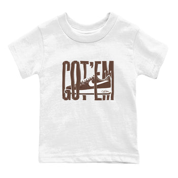 Air Force Low Chocolate shirt to match jordans Wiggling Gotem sneaker tees chocolate Nike Air Force Low Chocolate SNRT Sneaker Release Tees Baby Toddler White 2 T-Shirt