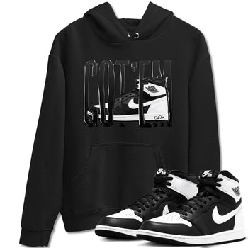 1s Black White shirt to match jordans Wiggling Gotem sneaker tees Air Jordan 1 High OG Black White SNRT Sneaker Release Tees unisex cotton Black 1 crew neck shirt