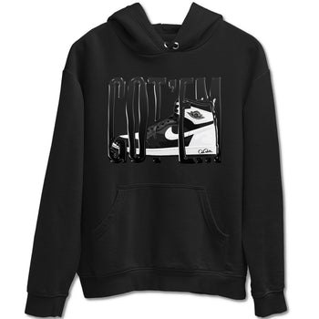 1s Black White shirt to match jordans Wiggling Gotem sneaker tees Air Jordan 1 High OG Black White SNRT Sneaker Release Tees unisex cotton Black 2 crew neck shirt