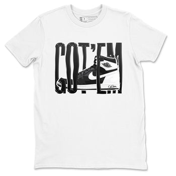 1s Black White shirt to match jordans Wiggling Gotem sneaker tees Air Jordan 1 High OG Black White SNRT Sneaker Release Tees unisex cotton White 2 crew neck shirt