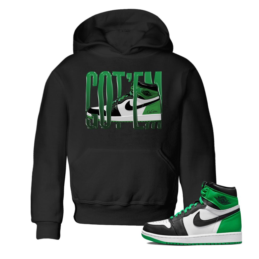 Air Jordan 1 Celtics Wiggling Gotem Baby and Kids Sneaker Tees Air Jordan 1 Celtics Kids Sneaker Tees Washing and Care Tip