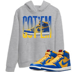 Jordan 1 Game Royal Varsity Maize Sneaker Match Tees Wiggling Gotem Sneaker Tees Jordan 1 Game Royal Varsity Maize Sneaker Release Tees Unisex Shirts