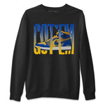 Jordan 1 Game Royal Varsity Maize Sneaker Match Tees Wiggling Gotem Sneaker Tees Jordan 1 Game Royal Varsity Maize Sneaker Release Tees Unisex Shirts