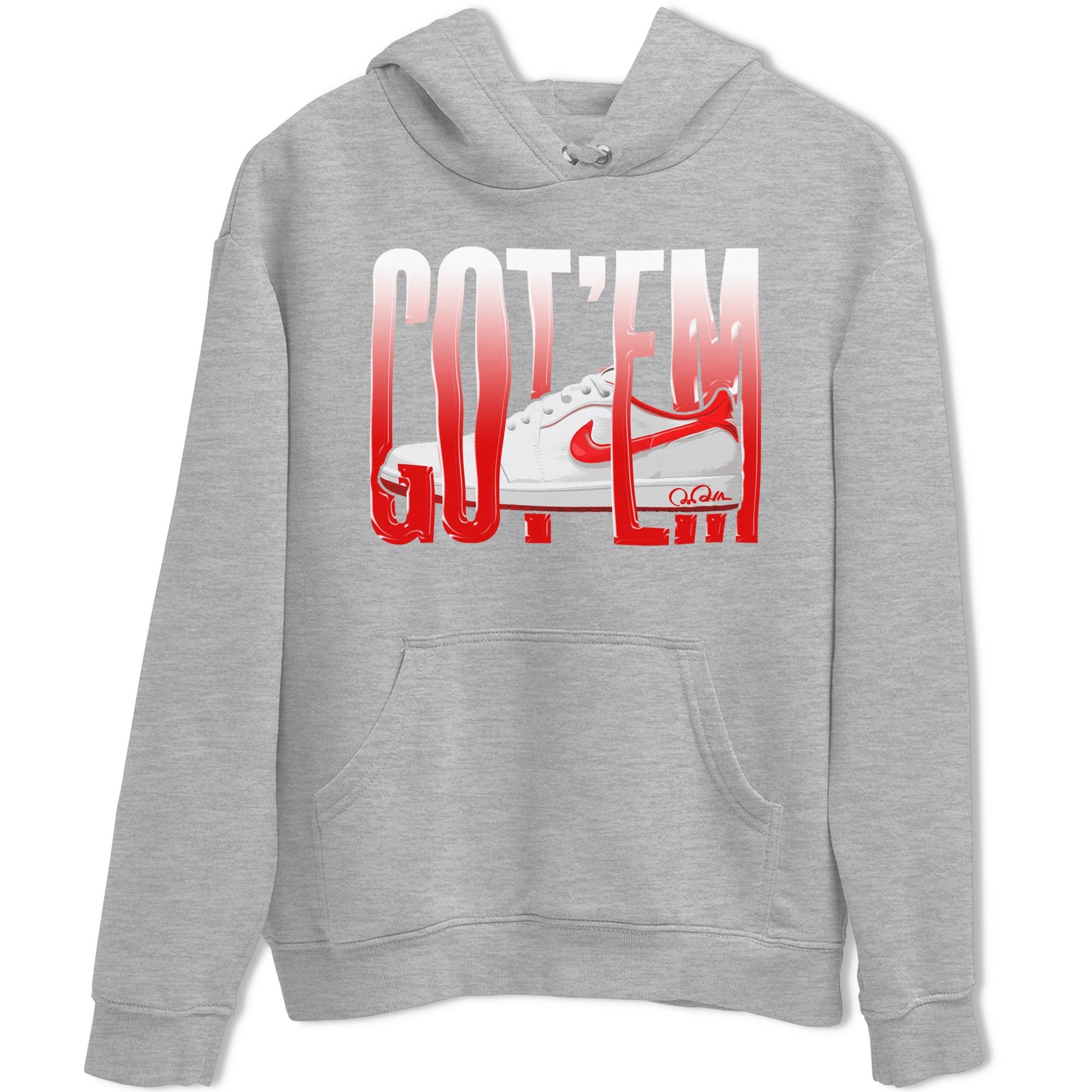 Jordan 1 Low University Red shirt to match jordans Wiggling Gotem sneakertees AJ1 Low University Red SNRT Sneaker Release Tees Unisex Heather Grey 2 T-Shirt