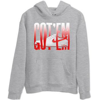 Jordan 1 Low University Red shirt to match jordans Wiggling Gotem sneakertees AJ1 Low University Red SNRT Sneaker Release Tees Unisex Heather Grey 2 T-Shirt