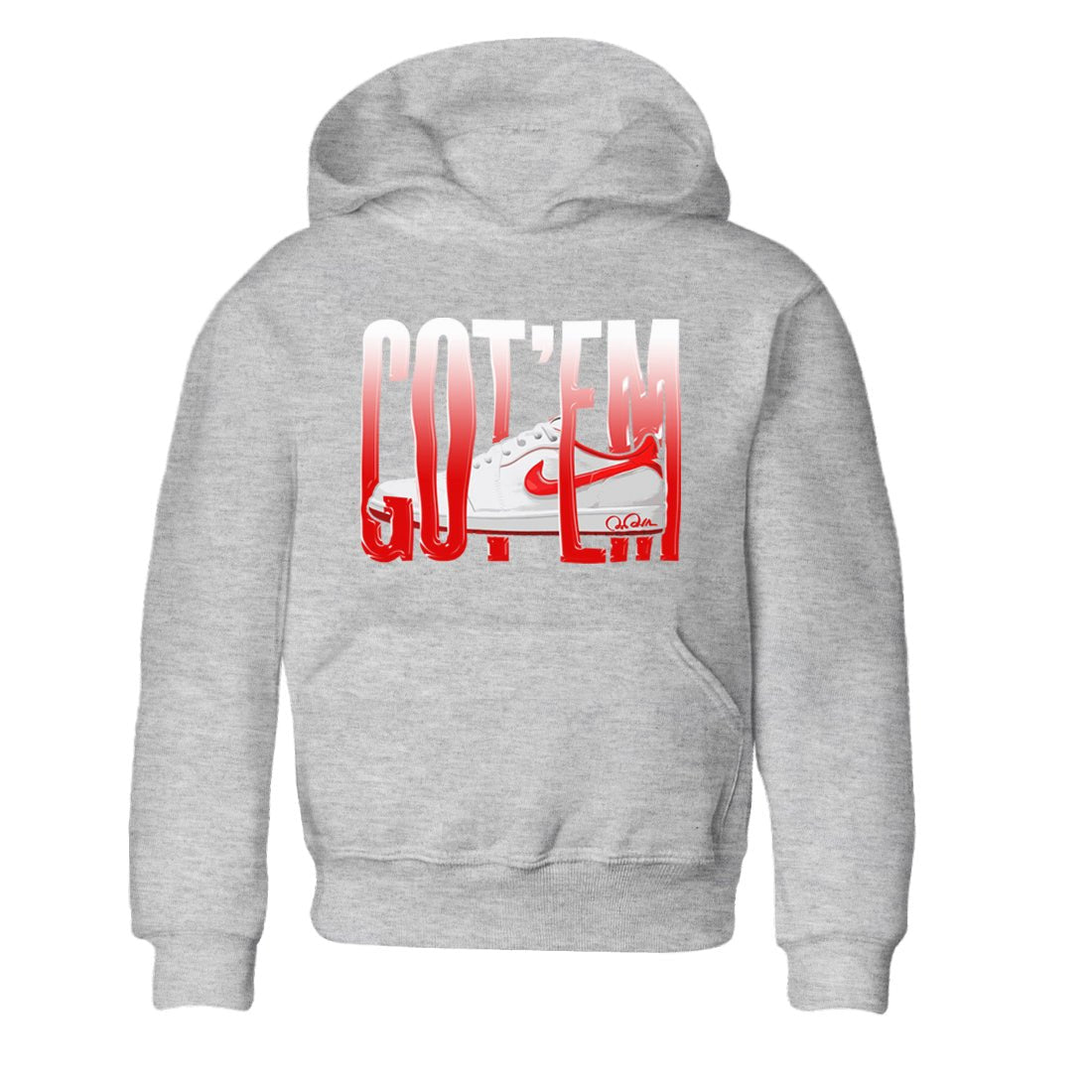 Jordan 1 Low University Red shirt to match jordans Wiggling Gotem sneakertees AJ1 Low University Red SNRT Sneaker Release Tees Baby Toddler Heather Grey 2 T-Shirt