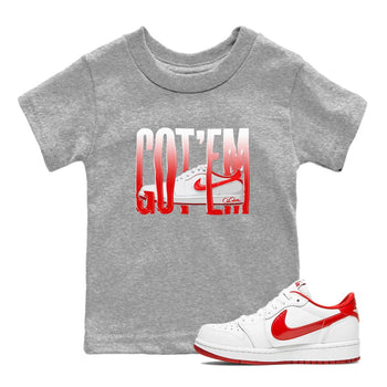 Wiggling Gotem SNRT Sneaker Tee Kids - Air Jordan 1 University Red - SNRT Sneaker Tee