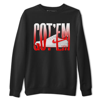 Jordan 1 Low University Red shirt to match jordans Wiggling Gotem sneakertees AJ1 Low University Red SNRT Sneaker Release Tees Unisex Black 2 T-Shirt
