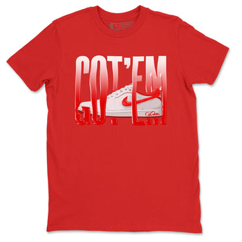Jordan 1 Low University Red shirt to match jordans Wiggling Gotem sneakertees AJ1 Low University Red SNRT Sneaker Release Tees Unisex Red 2 T-Shirt