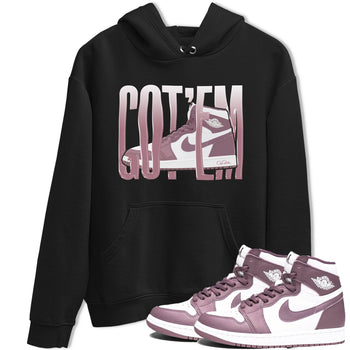 Air Jordan 1 Mauve shirt to match jordans Wiggling Gotem sneaker tees AJ1Mauve SNRT Sneaker Release Tees Unisex Black 1 T-Shirt