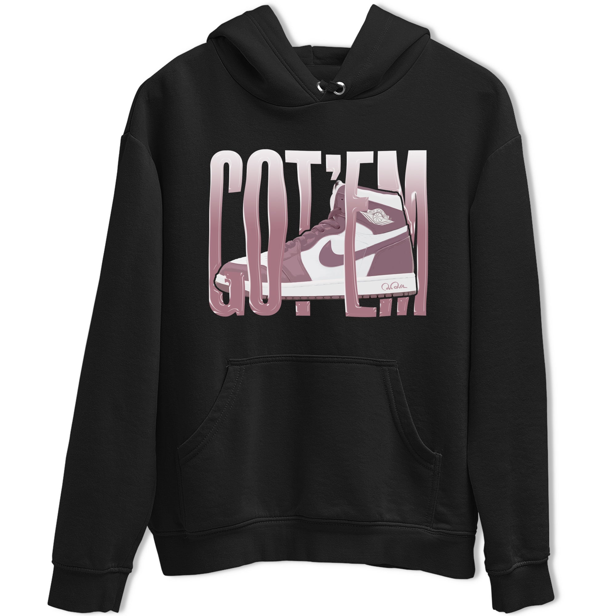 Air Jordan 1 Mauve shirt to match jordans Wiggling Gotem sneaker tees AJ1Mauve SNRT Sneaker Release Tees Unisex Black 2 T-Shirt