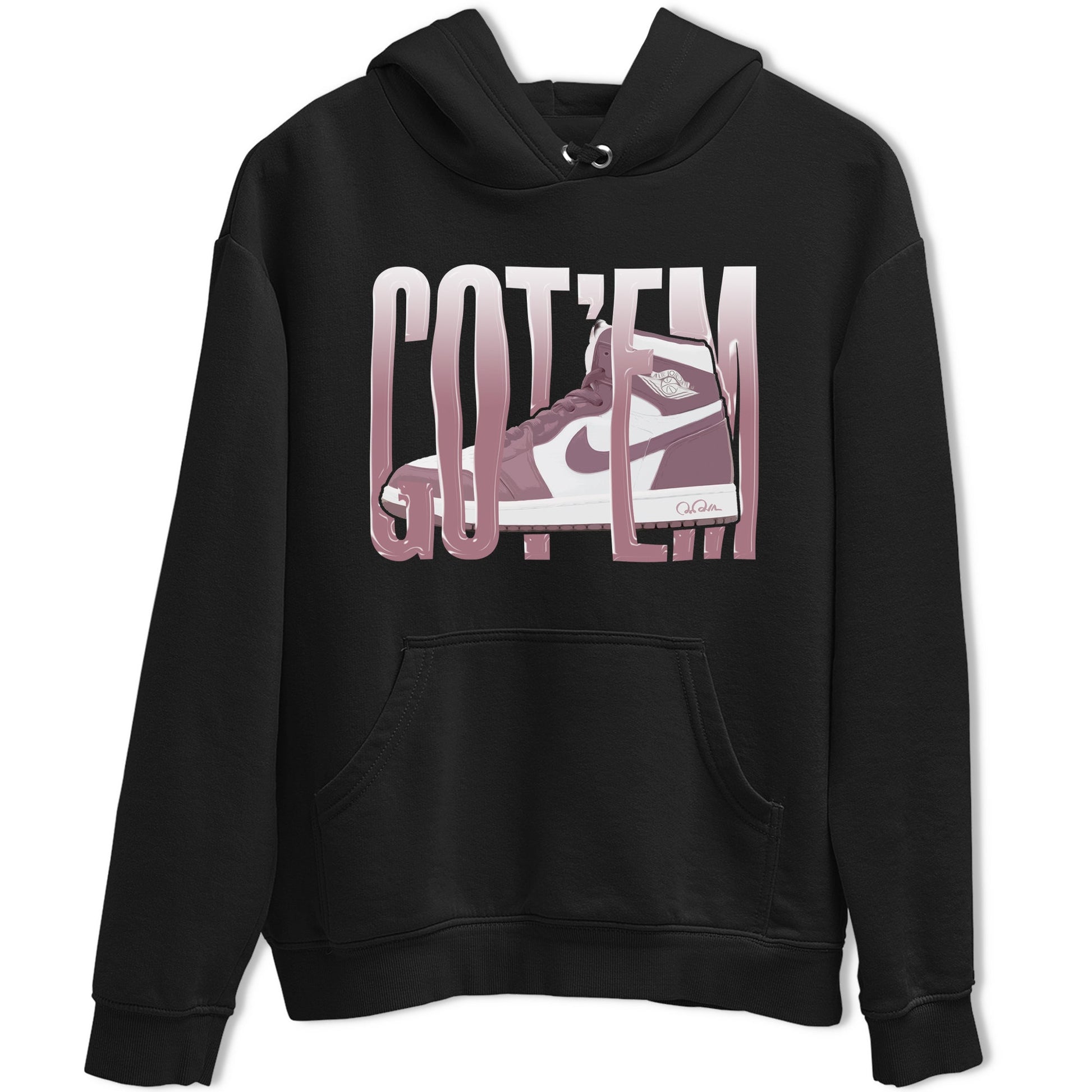 Air Jordan 1 Mauve shirt to match jordans Wiggling Gotem sneaker tees AJ1Mauve SNRT Sneaker Release Tees Unisex Black 2 T-Shirt