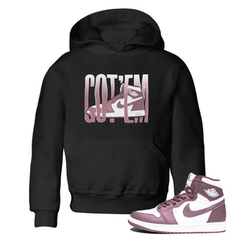 Air Jordan 1 Mauve shirt to match jordans Wiggling Gotem sneaker tees AJ1Mauve SNRT Sneaker Release Tees Baby Toddler Black 1 T-Shirt