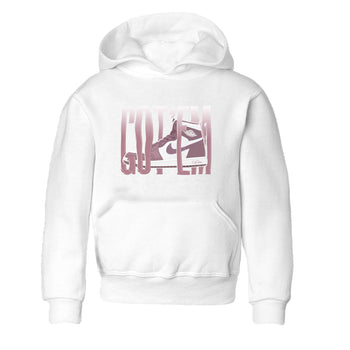 Air Jordan 1 Mauve shirt to match jordans Wiggling Gotem sneaker tees AJ1Mauve SNRT Sneaker Release Tees Baby Toddler White 2 T-Shirt