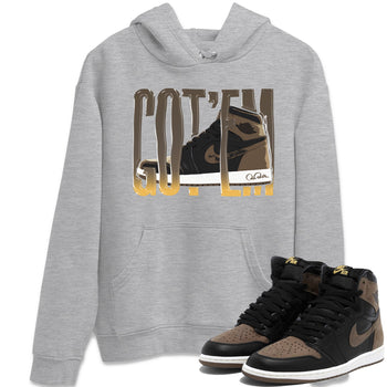Air Jordan 1 Palomino shirt to match jordans Wiggling Gotem sneaker tees AJ1 High Palomino SNRT Sneaker Release Tees Unisex Heather Grey 1 T-Shirt