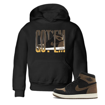Air Jordan 1 Palomino shirt to match jordans Wiggling Gotem sneaker tees AJ1 High Palomino SNRT Sneaker Release Tees Baby Toddler Black 1 T-Shirt
