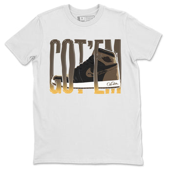 Air Jordan 1 Palomino shirt to match jordans Wiggling Gotem sneaker tees AJ1 High Palomino SNRT Sneaker Release Tees Unisex White 2 T-Shirt