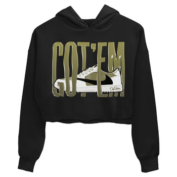 Air Jordan 1 Travis Scott Golf shirt to match jordans Wiggling Gotem sneaker tees AJ1 lowTravis Scott Golf SNRT Sneaker Release Tees Black 2 Crop T-Shirt