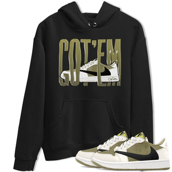 Air Jordan 1 Travis Scott Golf shirt to match jordans Wiggling Gotem sneaker tees AJ1 lowTravis Scott Golf SNRT Sneaker Release Tees Unisex Black 1 T-Shirt