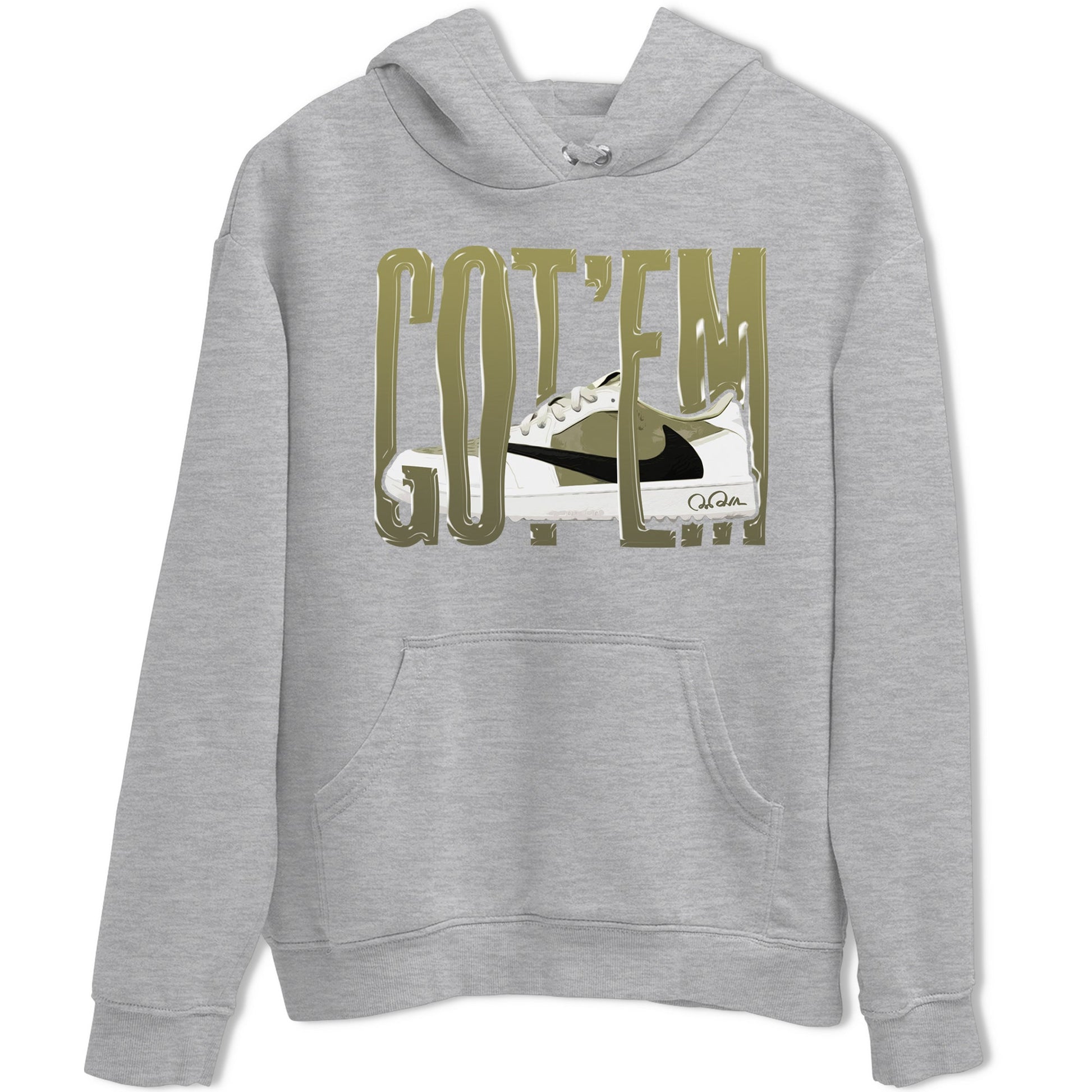 Air Jordan 1 Travis Scott Golf shirt to match jordans Wiggling Gotem sneaker tees AJ1 lowTravis Scott Golf SNRT Sneaker Release Tees Unisex Heather Grey 2 T-Shirt