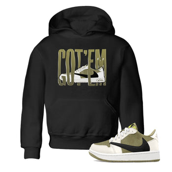 Air Jordan 1 Travis Scott Golf shirt to match jordans Wiggling Gotem sneaker tees AJ1 lowTravis Scott Golf SNRT Sneaker Release Tees Baby Toddler Black 1 T-Shirt