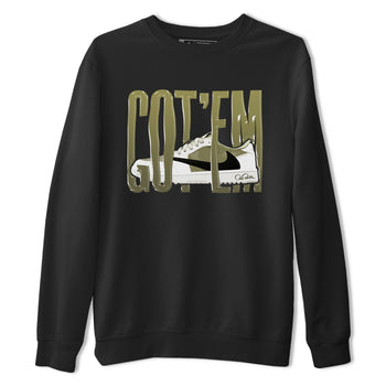 Air Jordan 1 Travis Scott Golf shirt to match jordans Wiggling Gotem sneaker tees AJ1 lowTravis Scott Golf SNRT Sneaker Release Tees Unisex Black 2 T-Shirt