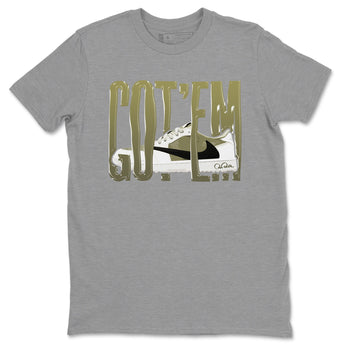 Air Jordan 1 Travis Scott Golf shirt to match jordans Wiggling Gotem sneaker tees AJ1 lowTravis Scott Golf SNRT Sneaker Release Tees Unisex Heather Grey 2 T-Shirt