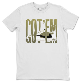 Air Jordan 1 Travis Scott Golf shirt to match jordans Wiggling Gotem sneaker tees AJ1 lowTravis Scott Golf SNRT Sneaker Release Tees Unisex White 2 T-Shirt