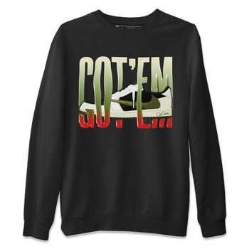 Air Jordan 1 Travis Scott Olive Sneaker Match Tees Wiggling Gotem Sneaker Tees AJ1 OG Travis Scott Olive Sneaker Release Tees Unisex Shirts Black 2