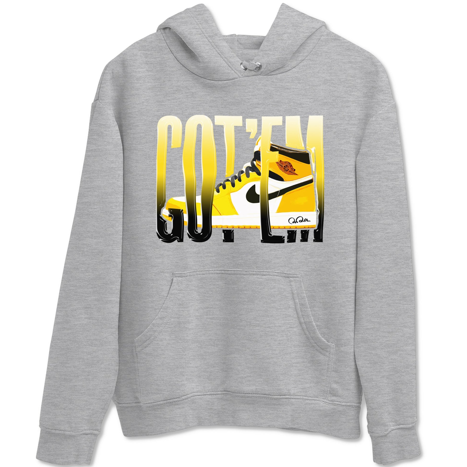 1s Yellow Ochre shirt to match jordans Wiggling Gotem sneaker tees Air Jordan 1 Yellow Ochre SNRT Sneaker Release Tees unisex cotton Heather Grey 2 crew neck shirt