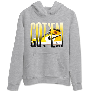 1s Yellow Ochre shirt to match jordans Wiggling Gotem sneaker tees Air Jordan 1 Yellow Ochre SNRT Sneaker Release Tees unisex cotton Heather Grey 2 crew neck shirt