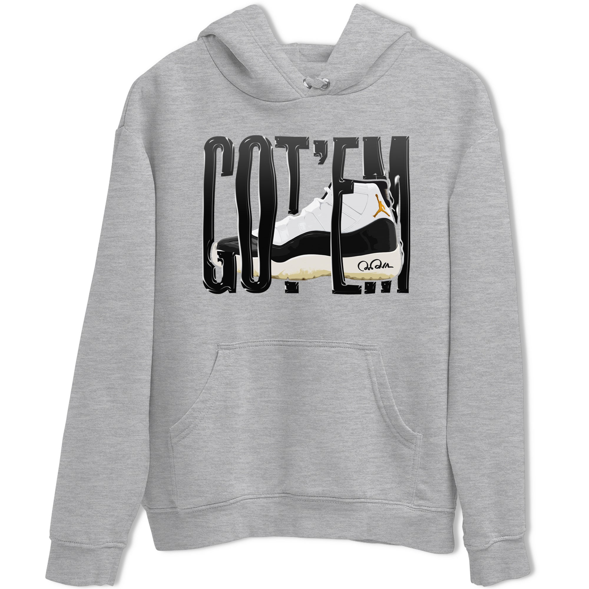 Air Jordan 11 Gratitude shirt to match jordans Wiggling Gotem sneaker tees AJ11 Gratitude SNRT Sneaker Release Tees Unisex Heather Grey 2 T-Shirt