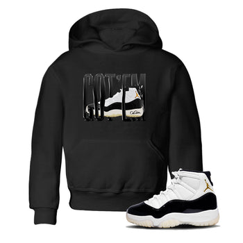 Air Jordan 11 Gratitude shirt to match jordans Wiggling Gotem sneaker tees AJ11 Gratitude SNRT Sneaker Release Tees Baby Toddler Black 1 T-Shirt