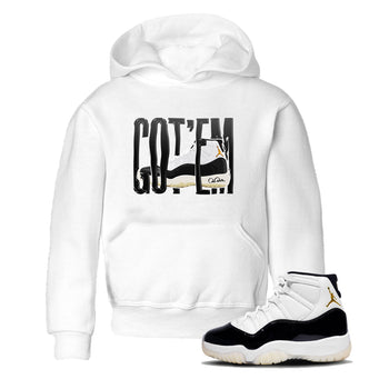 Air Jordan 11 Gratitude shirt to match jordans Wiggling Gotem sneaker tees AJ11 Gratitude SNRT Sneaker Release Tees Baby Toddler White 1 T-Shirt