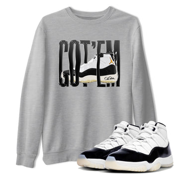 Air Jordan 11 Gratitude shirt to match jordans Wiggling Gotem sneaker tees AJ11 Gratitude SNRT Sneaker Release Tees Unisex Heather Grey 1 T-Shirt