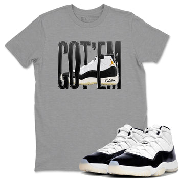 Air Jordan 11 Gratitude shirt to match jordans Wiggling Gotem sneaker tees AJ11 Gratitude SNRT Sneaker Release Tees Unisex Heather Grey 1 T-Shirt