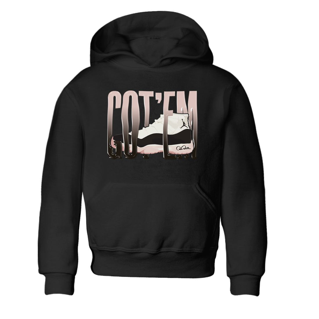 Air Jordan 11 Neapolitan shirt to match jordans Wiggling Gotem sneaker tees AJ11 Neapolitan SNRT Sneaker Release Tees Baby Toddler Black 2 T-Shirt