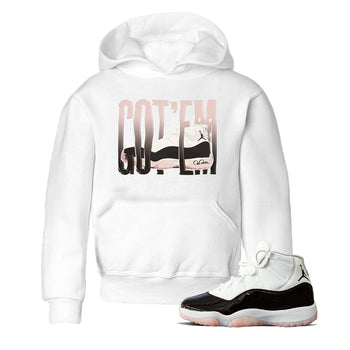 Air Jordan 11 Neapolitan shirt to match jordans Wiggling Gotem sneaker tees AJ11 Neapolitan SNRT Sneaker Release Tees Baby Toddler White 1 T-Shirt
