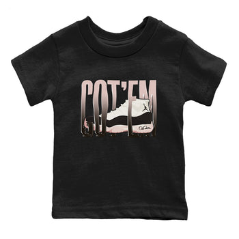 Air Jordan 11 Neapolitan shirt to match jordans Wiggling Gotem sneaker tees AJ11 Neapolitan SNRT Sneaker Release Tees Baby Toddler Black 2 T-Shirt
