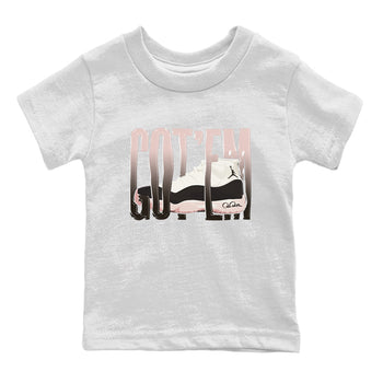 Air Jordan 11 Neapolitan shirt to match jordans Wiggling Gotem sneaker tees AJ11 Neapolitan SNRT Sneaker Release Tees Baby Toddler White 2 T-Shirt